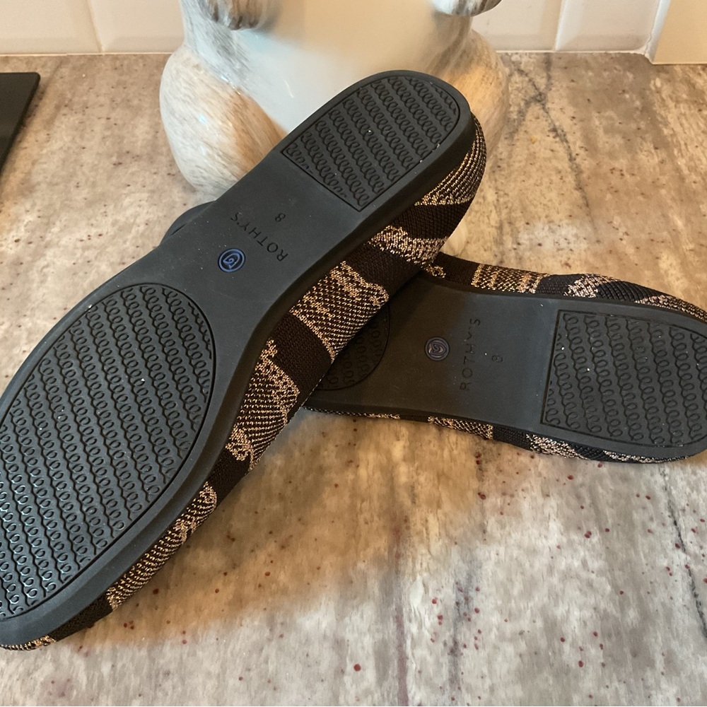 NWOT Rothy’s metallic flats - Picture 4 of 6